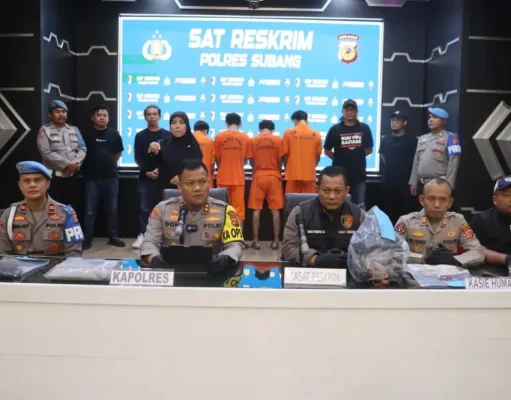 Polres Subang Tangkap Lima Pelaku Pengeroyokan Berujung Kematian pengeroyokan Subang berujung kematian