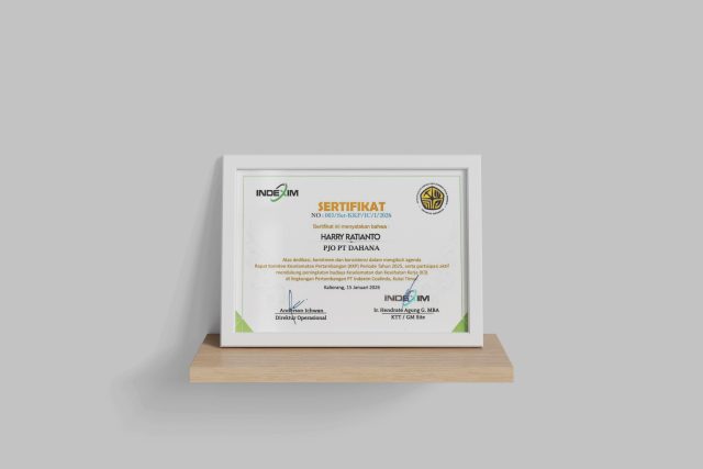 PJO Dahana Site Indexim Coalindo