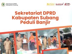 Sekretariat DPRD Subang Salurkan Bantuan Banjir Pamanukan Sekretariat DPRD Subang Peduli Banjir