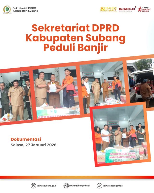 IMG-20260127-WA0015 Sekretariat DPRD Subang Peduli Banjir