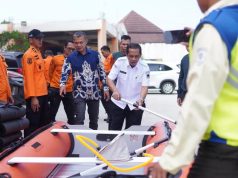 Pemkab Subang Terima Bantuan Logistik dan Perahu Karet Senilai Ratusan Juta bantuan logistik bencana Subang