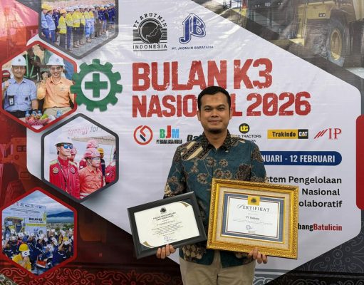 Kinerja Safety PT Dahana Raih Penghargaan Bergengsi dari PT Arutmin Indonesia