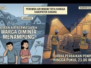 Warga Jalancagak Dibuat Pusing, Aliran Air PDAM Subang “Mogok” Hingga Tengah Malam