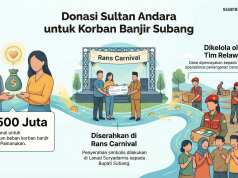 Raffi Ahmad dan Nagita Slavina Bantu Korban Banjir Subang Rp 500 Juta bantuan korban banjir Subang