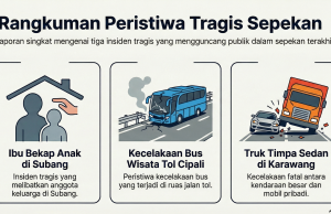 Rentetan Tragedi Sepekan: Ibu Bunuh Anak di Subang hingga Laka Maut Cipali tragedi Subang Cipali Karawang