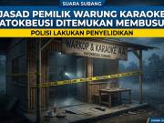 Jasad Pemilik Warung Karaoke Ditemukan Membusuk di Patokbeusi Subang Jasad Pemilik Warung Karaoke
