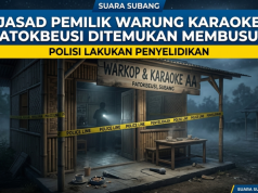 Jasad Pemilik Warung Karaoke Ditemukan Membusuk di Patokbeusi Subang Jasad Pemilik Warung Karaoke