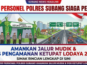 Operasi Ketupat Lodaya 2026: Polres Subang Siagakan 700 Personel