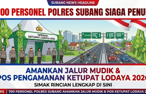 Operasi Ketupat Lodaya 2026: Polres Subang Siagakan 700 Personel