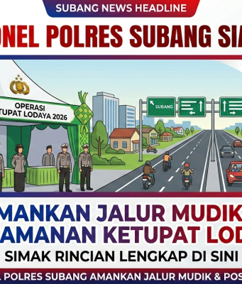 Operasi Ketupat Lodaya 2026: Polres Subang Siagakan 700 Personel