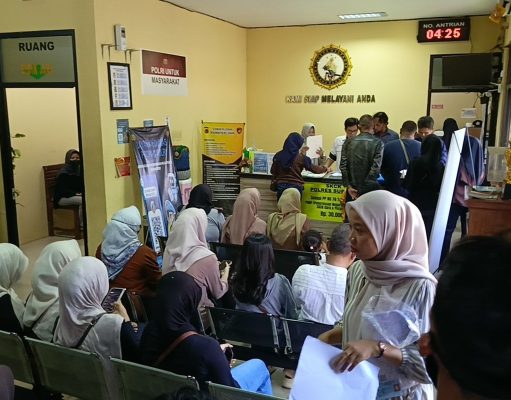 Pemohon SKCK Polres Subang Melonjak 3 Kali Lipat Pasca-Lebaran Pemohon SKCK Polres Subang