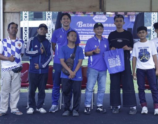 Persib Bandung Sapa Bobotoh Subang di Alun-Alun Kota Persib Sapa Bobotoh Subang