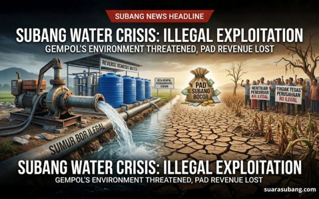 suarasubang.com (7) pengambilan air ilegal di Gempol