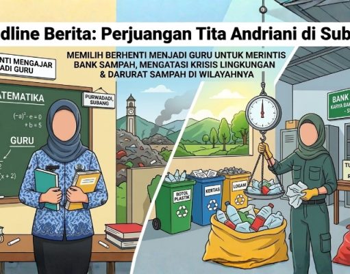 Tita Andriani: Berhenti Jadi Guru demi Atasi Darurat Sampah di Subang Tita Andriani