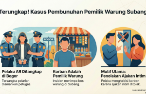 Pembunuhan Pemilik Warung Subang: Motif Sakit Hati Berujung Maut Pembunuhan Pemilik Warung Subang