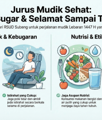 Jurus Mudik Sehat RSUD Subang: Tips Bugar Sampai Kampung Halaman Jurus Mudik Sehat