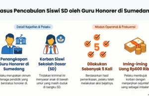 Guru Honorer di Sumedang Cabuli Siswi SD Sebanyak Lima Kali Pencabulan anak di Sumedang