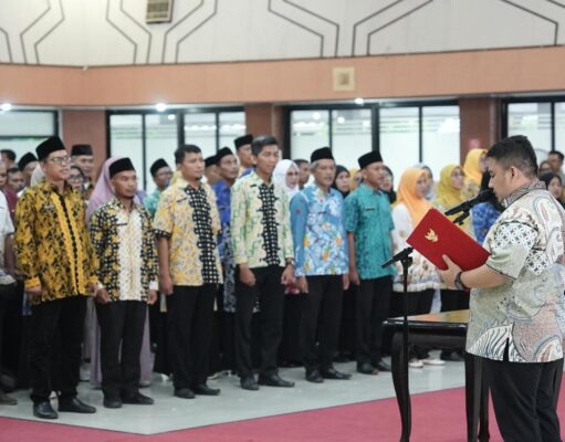 Bupati Subang Lantik Ratusan Kepala Sekolah Pendidikan Kabupaten Subang