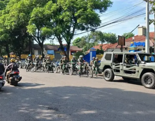 Kodim 0605 Subang Gelar Patroli Amankan Wilayah Kota Patroli Kodim 0605 Subang