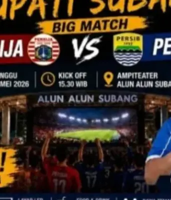Ribuan Bobotoh Akan Padati Nobar Persib vs Persija di Subang nobar Persib vs Persija Subang