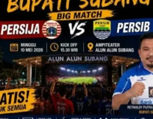Ribuan Bobotoh Akan Padati Nobar Persib vs Persija di Subang nobar Persib vs Persija Subang
