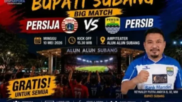 nobar Persib vs Persija Subang