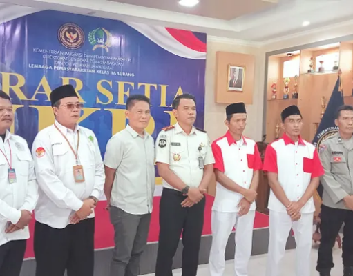 Napiter Lapas Subang Kembali ke Pangkuan NKRI Ikrar setia kepada NKRI