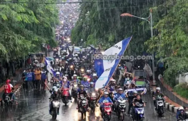 persib-di-subang perayaan juara Persib di Subang