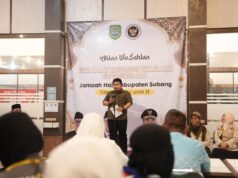 Bupati Sambut Kepulangan Jemaah Haji Subang Kloter 34 KJT Kepulangan Jemaah Haji Subang