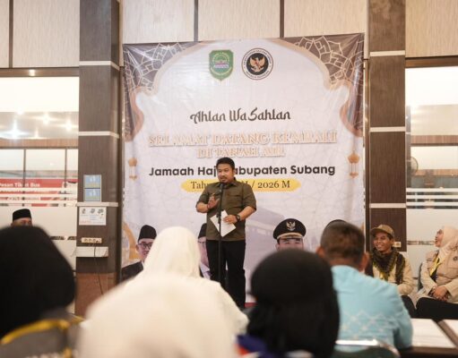 Bupati Sambut Kepulangan Jemaah Haji Subang Kloter 34 KJT Kepulangan Jemaah Haji Subang