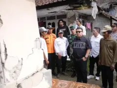 Bupati Subang Tinjau Bencana Tanah Bergerak di Ciwangun Bencana Tanah Bergerak Subang