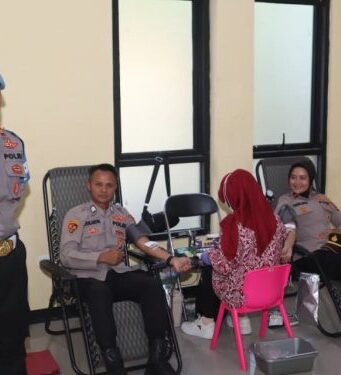 Donor Darah Polres Subang Sambut Hari Bhayangkara Donor Darah Polres Subang
