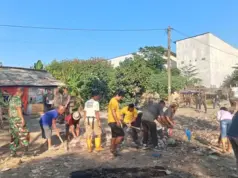Aksi Bersih Sampah Kodim Subang di Eks TPS Ganitri Aksi Bersih Sampah Kodim Subang