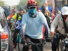 Ratusan Pesepeda Rayakan HUT ke-3 Goweser Ciasem Community. Goweser Ciasem Community