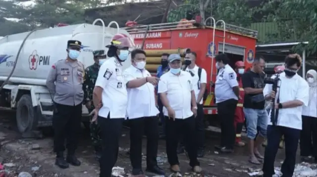 Kebakaran Lahan di Subang