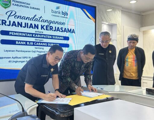 Pemda Subang dan Bank BJB Resmikan Kerja Sama Gaji ASN Pemda Subang dan Bank BJB