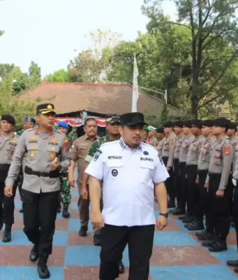 Tanggap Darurat: Apel Siaga Bencana Polres Subang Perkuat Mitigasi Karhutla dan Erupsi apel siaga bencana Polres Subang