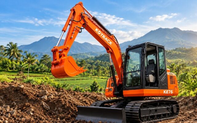 Tridjaya-Tani- mini excavator Kotrack KE-75