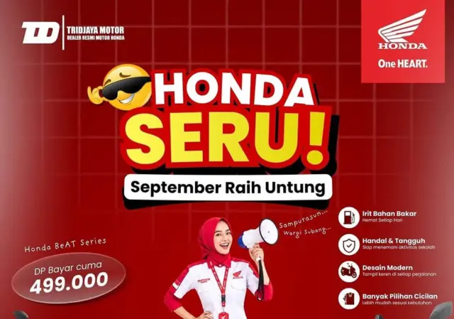 tridjaya-motor-subang promo Honda BeAT Pagaden