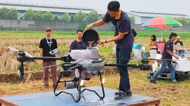 teknologi drone pertanian