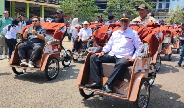 Becak listrik Subang