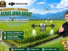 Roadshow Drone Pertanian DJI Agras Digelar di Subang roadshow drone pertanian